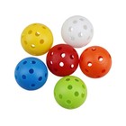 Pack Air Flow Golf Balls Indoor Outdoor Hollow Practice Plastic Club Training