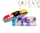 Zox   i ll Never Forget  new Version    Silver Medium Single Wristband W card