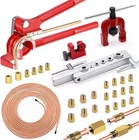 26pack 3 16  Brake Line Kit Include 25 Ft Copper-plated Brake Lines With Fitting