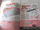 1950 s Comet Model Airplane Catalog Number 560 Good Condition