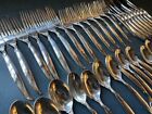 Vtg 1847 Rogers Bros Silverplate 44 Piece Lot Flair Mid-century Flatware