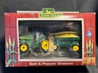 New In Package  John Deere Salt   Pepper Shakers Farmer Tractor Corn 2pc  Enesco