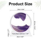 Moving Sand Art Liquid Motion 12  Sand Art Display Purple white Frame  