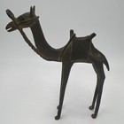 Vtg Brutalist Mcm Brass Camel Sculpture Figure Statue Art Modernist Hard To Find
