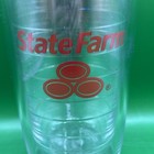 State Farm 16-ounce Tervis Clear Plastic Acrylic Travel Mug Tumbler W  Red Lid