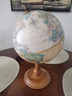 Vintage Repogle Raised Relief 9  Diameter World Classic Series Globe Made In Usa