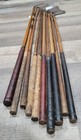 10 Antique Vintage 1895 To 1910 Smooth Face Hickory Wood Shaft Golf Clubs
