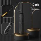 1pc 20-rib Black Automatic Folding Umbrella Men Women Strong Windproof Sun Rain