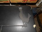 Vintage Metal    Iron  Rooster Weathervane  Doesn t Turn
