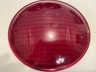 Lot Of 4 Vintage Corning   Crouse-hinds 8-3 8    Diameter Red Glass Lens