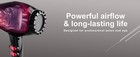 Super Fast Drying Hair Dryer  Ionic 2200w Professional Salon Blow Dryer  Black