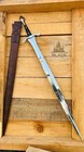 Hand Forged High Carbon Steel Medieval Battle Ready Viking Sword With Scabbard
