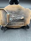 Vintage 2nd Amendment Brass Belt Buckle 1975  the Right To Keep And Bear Arms 