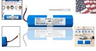 Robot Vacuum Cleaner Li-ion Battery For Ilife Zaco V5s Pro  V5x  V4  V3s Pro    