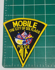 Mobile  Al  Alabama  Police Shoulder Patch - City Of Six Flags - New Condition