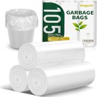 Clear Trash Bags 4 Gallon Unscented Strong Small Garbage Liners Home Office New
