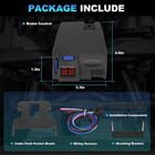 Trailer Brake Controller W 1-3 Axles For Ford Gm Chevy Dodge Led Display 90160