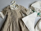 Pleasant Co Doll Felicity Work Dress Mob Hat Apron Kerchief American Girl Exo