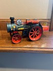 Vintage 50 s Steam Tractor Tn Japan Tin Friction Toy Litho Metal Original Tested