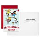 Hallmark Pack Of Peanuts Christmas Cards  Ice Skating 5  X 7 2   Multicolor