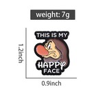 Cartoon Anime Enamel Pins Funny Metal Brooch Lapel Badge Gift For Friends
