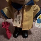 Nwt Vintage Eden Toys Paddington Bear Stands 11 Inches Tall In Raincoat  32875
