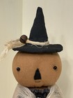 9 5  Handmade Primitive Fall halloween Witch Pumpkin Girl