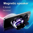 2 Pack Portable Magnetic Bluetooth Speaker Mini Sound 5 3 Bluetooth Phone Holder