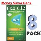 8 X Nicorette Fruit Fusion Gum 4mg 105pieces- 840pieces -pack Of 8