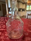 Vintage-57-manischewitz Clear Half Gallon Wine Bottle new York usa empty  ju12a 