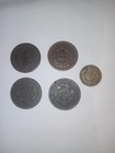 Lot Of  5  Large Cents 1819 1827 1836 1854 1858 Lower Grade