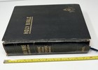 Vintage Large Masonic Freemason Bible 1957 Red Letter Cyclopedic Hertel As Is