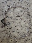 Prada Triangle Logo Pendant Necklace Black And Silver 