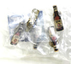 Vintage 5 Pilsner Lite Beer Bottle Lapel Tie Pin Set Sealed In Bag Union Made