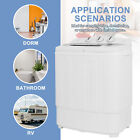Compact Twin Tub Washing Machine Fast Dryer   Efficient Spin Washer Save Space