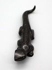Nelson Yatsattie Black Marble Zuni Lizard Fetish