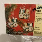Leewards  Old 97 Christmas Trains Locomotive Vtg Sequin Bead Ornament Kit Nos