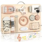  Montessori Busy Board For Toddlers - Wooden Sensory Board Activity Board For 