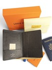Louis Vuitton Monogram Eclipse Canvas Passport Cover M64501 Unisex 