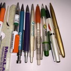 Lot Of  15 Drug Rep-pharmaceutical Pens With Ink And A Ruler   