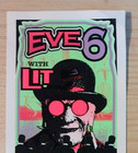 Eve 6 Lot Sticker  Arminski Spring  99 Tour And Seattle 1999 Concert Handbill
