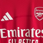 Adidas Arsenal Rice  41 Red white Home Soccer Jersey Men   s Xl  Playerversion 