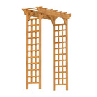 85 In  Light Brown Wood Trellis For Plant Climbing  Christmas Decor Pergola For 