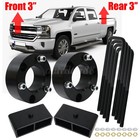 Leveling Lift Kit 3  Front  3  Rear Fit For 2007-2024 Chevy Silverado Gmc Sierra