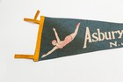 Vintage Asbury Park New Jersey Souvenir Felt Pennant 27 