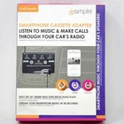 New Isimple Cassette Tape Adapter W  Built-in Microphone For Hands-free Calling
