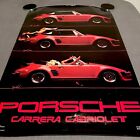 Original    spoiled    Porsche Carrera Sexy Vintage Poster   22 X 33 5      Has Wear
