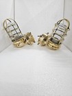Nautical Ship Marine Solid Brass Passageway Bulkhead Light With Junction Box