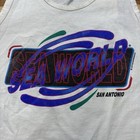 Vintage 80s 90s Sea World San Antonio Amusement Park Ocean Tank Top Size Xl