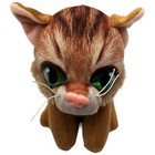 Dan Dee Orange Tabby Cat Large Green Eyes Plush Toy 7  Collectors Choice